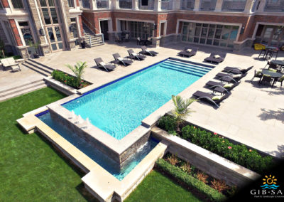 GibSan Residential Geometric Pool Traditional Pool